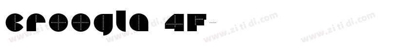 Croogla 4F字体转换